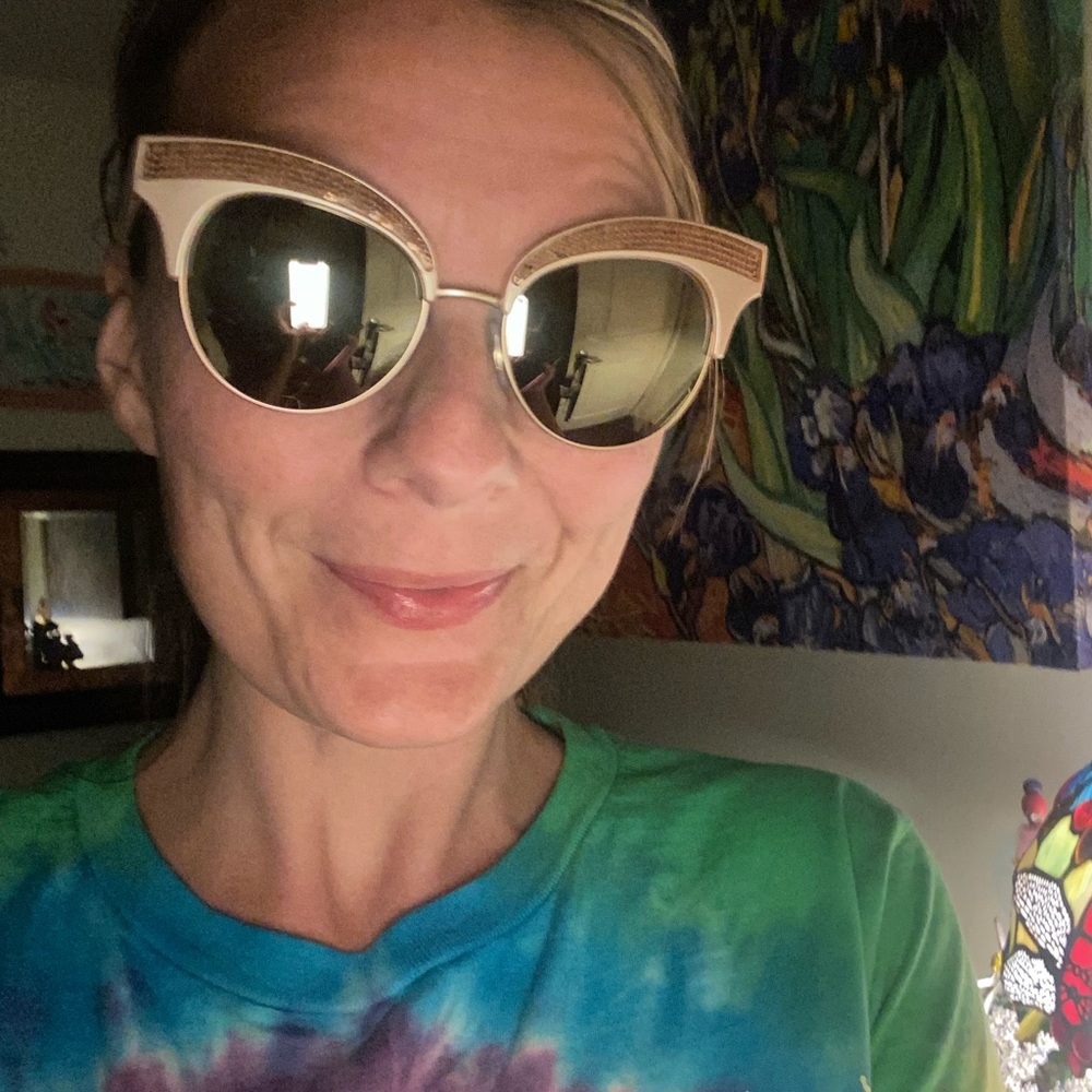 Dolce&Gabbana rose gold cat eye sunglasses